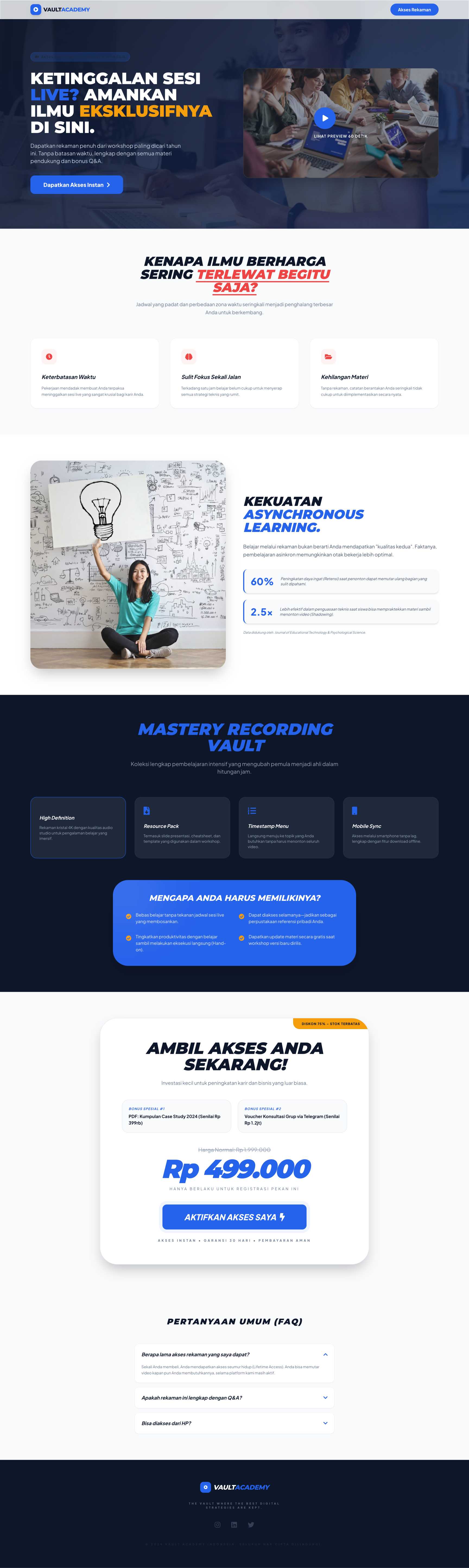 Kelas Online Rekaman Webinar