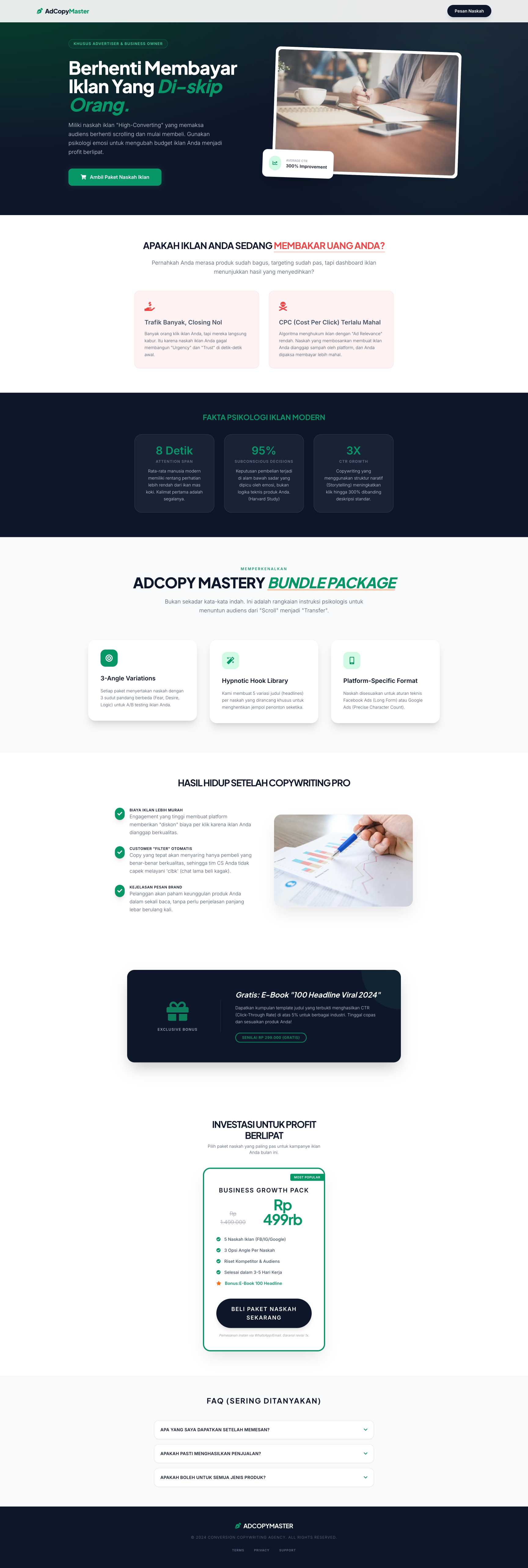 Template Copywriting Iklan