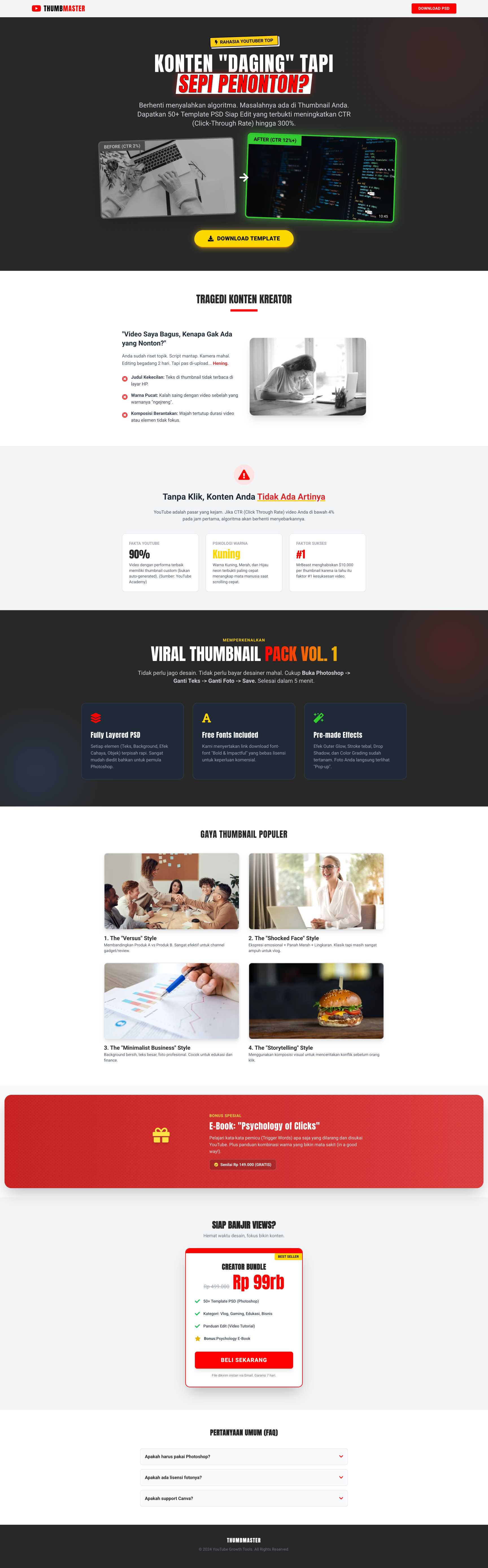 Template Youtube Thumbnail