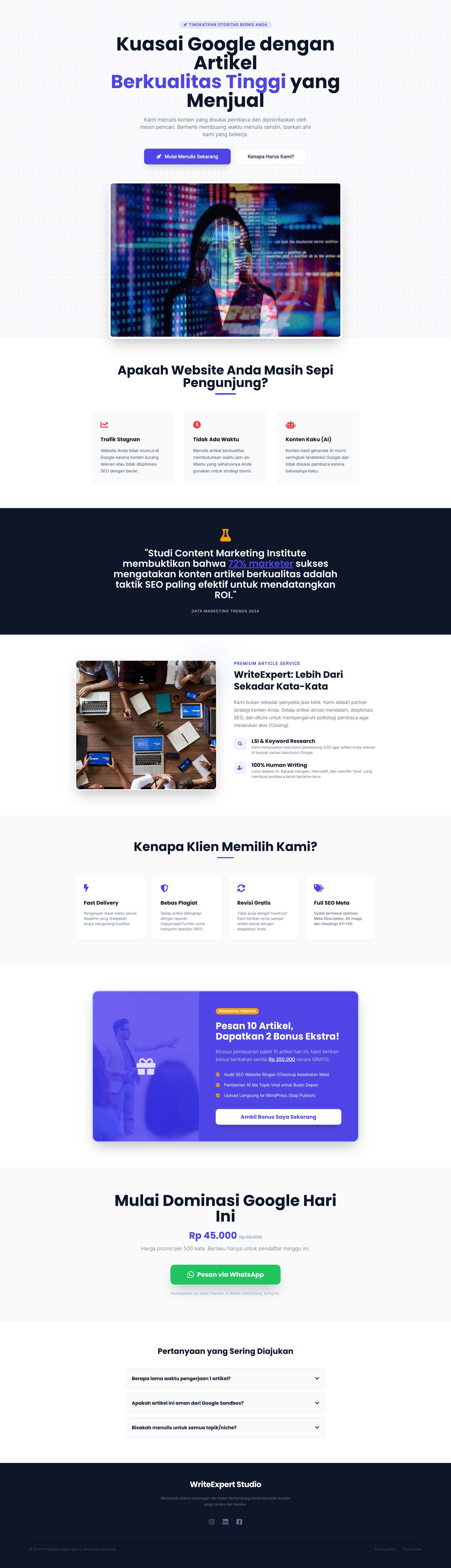 Jasa Penulisan Artikel