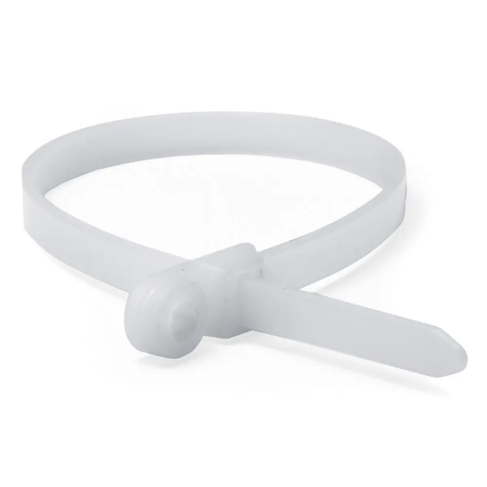 DKC / ДКС 252150SR-I Хомут P6.6 с монтажным отверстием M4, белый 2,5x150