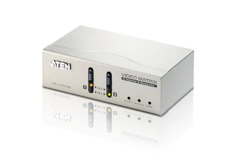 VS0202-AT-G — 2x2 портовый VGA Матричный коммутатор VGA и Аудио 2х2 (Matrix video switch)