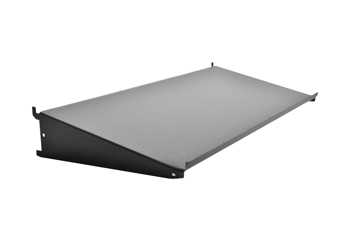 Полка для стойки клавиатурная навесная, глубина 200 мм, цвет черный, ТСВ-К-СТК-9005