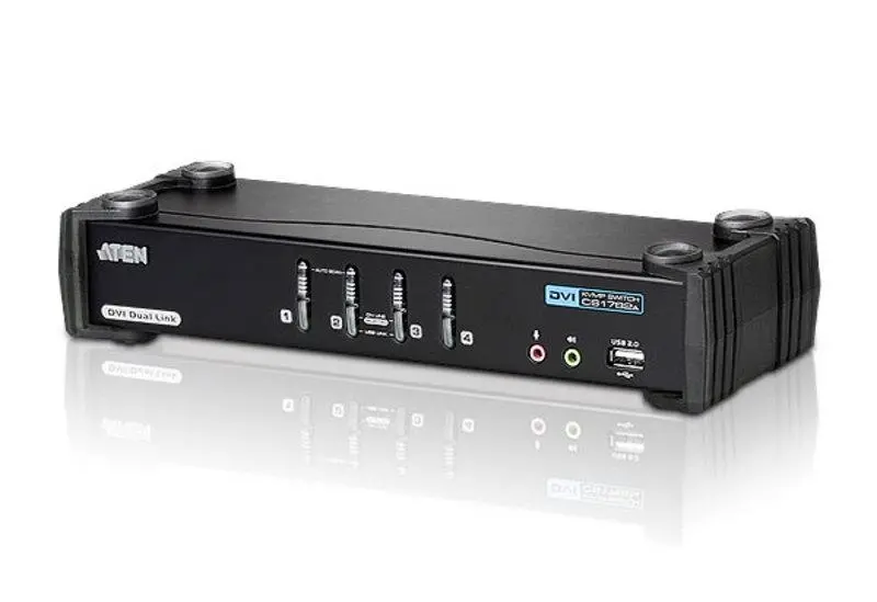 CS1784A-AT-G — 4-х портовый DVI-I Dual Link USB-переключатель KVMP-переключатель (KVM Switch)