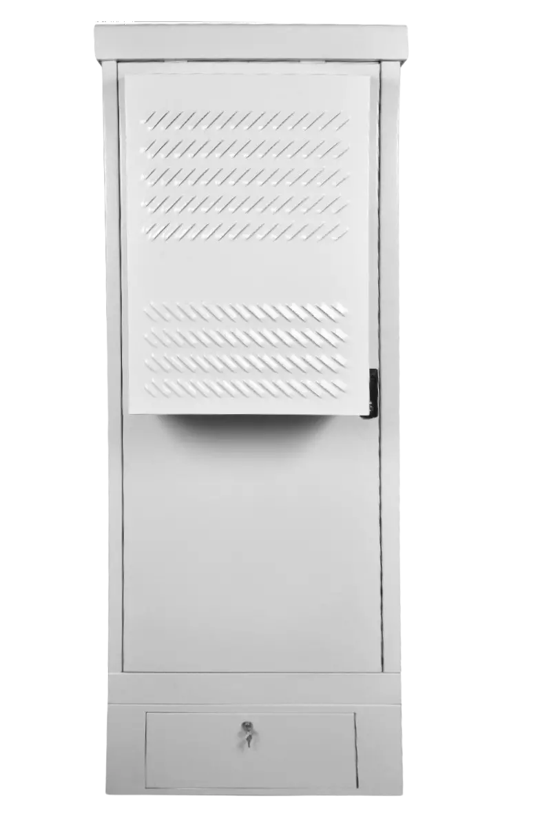 шкаф уличный всепогодный напольный укомплектованный 18u (ш700 × г600), комплектация тк-ip55