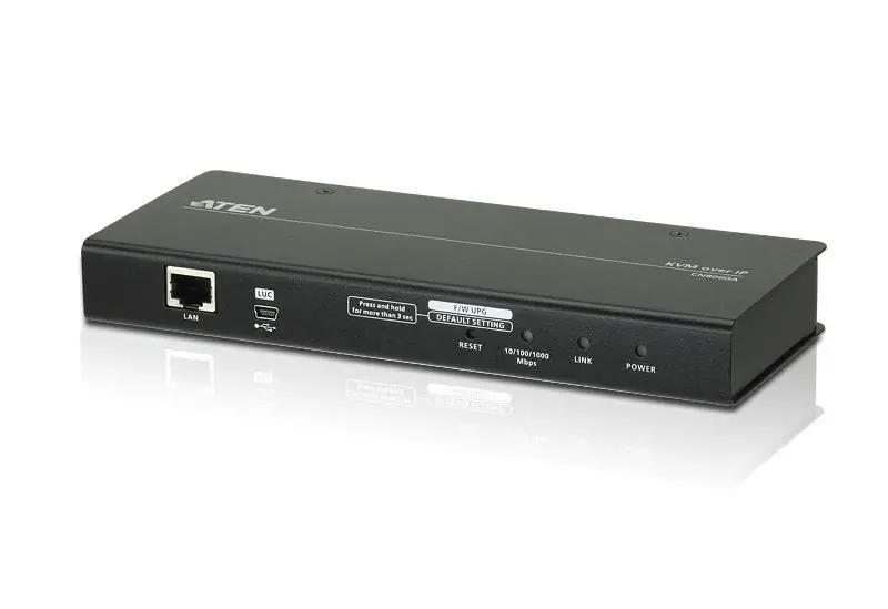 CN8000A-AT-G — KVM IP удлинитель (в среде WAN) с функцией Virtual Media и интерфейсами VGA, PS/2, USB.