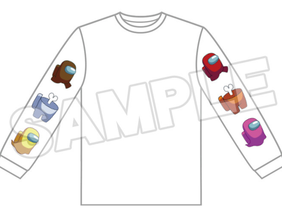 Among Us Nendoroid Plus Long Sleeve T-Shirt (Warm Colors/Cool Colors)