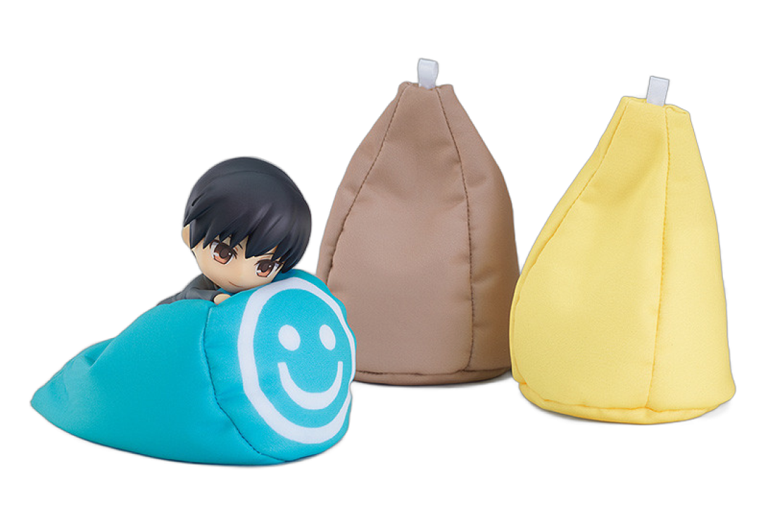 Nendoroid Bean Bag Chair: Brown/Light Blue/Cream Yellow