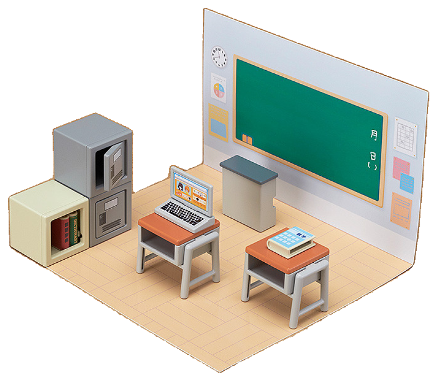 Nendoroid More: CUBE 01 Classroom Set
