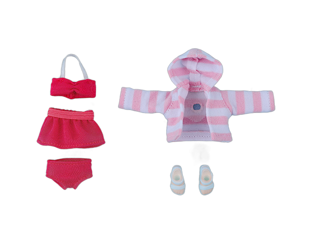 Nendoroid Doll Outfit Set: Swimsuit - Girl (Red/Light Blue)