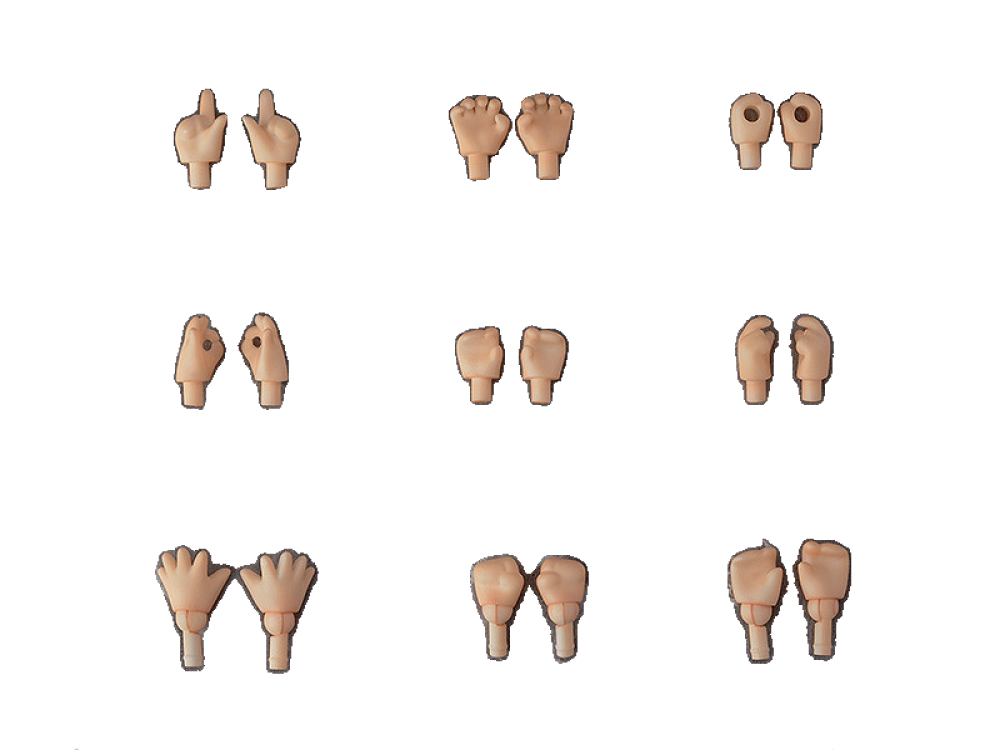 Nendoroid Doll: Hand Parts Set (Peach/Cinnamon/Cream)