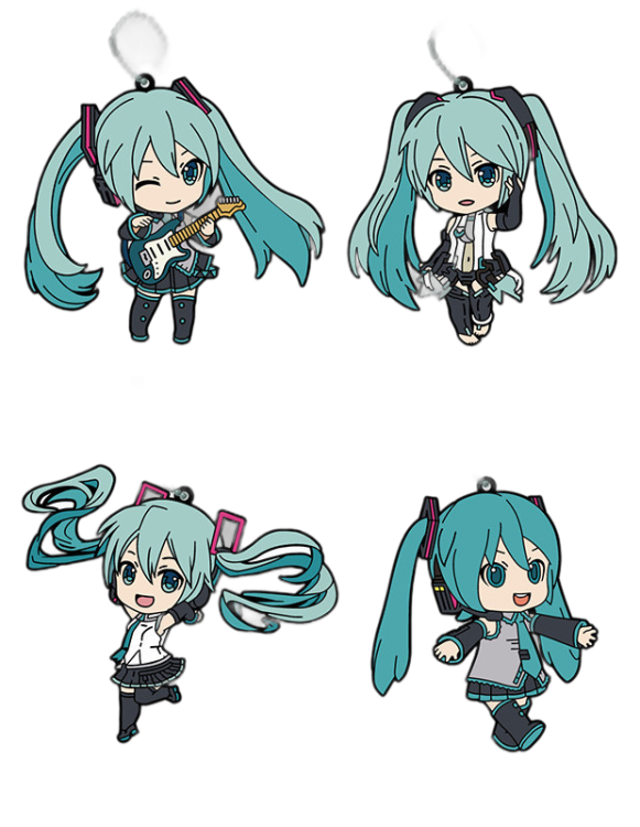 Hatsune Miku Nendoroid Plus Rubber Keychain