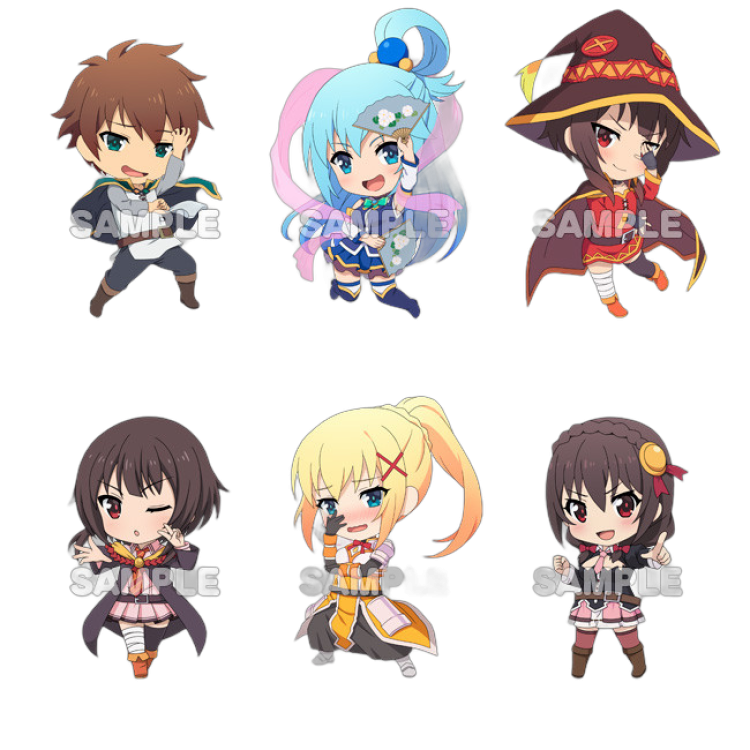 KONO SUBARASHII SEKAI NI SYUKUFUKU WO! LEGEND OF CRIMSON Nendoroid Plus Collectible Keychains