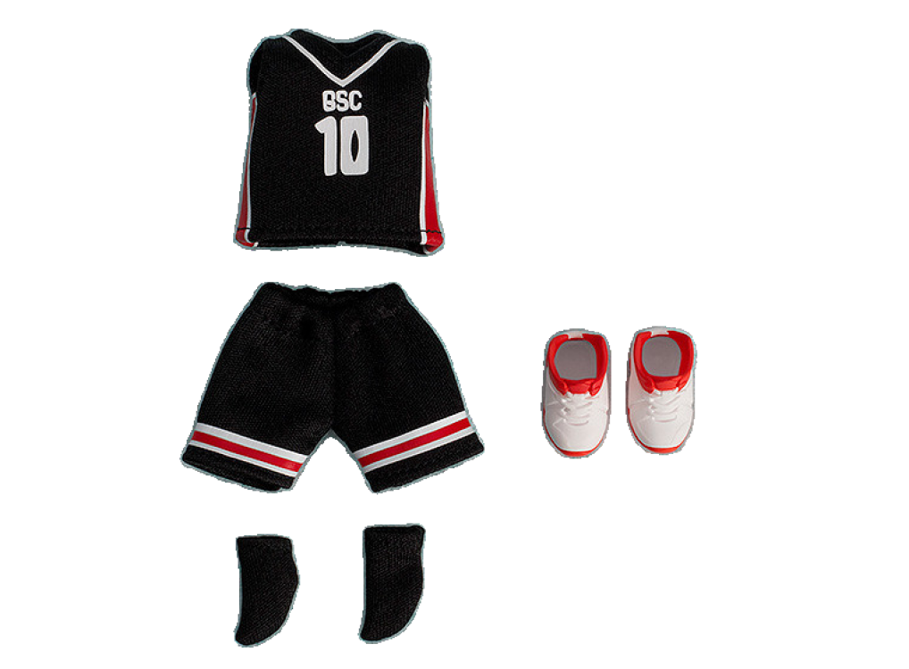 Nendoroid Doll Outfit Set: Basketball Uniform (Black/Red)