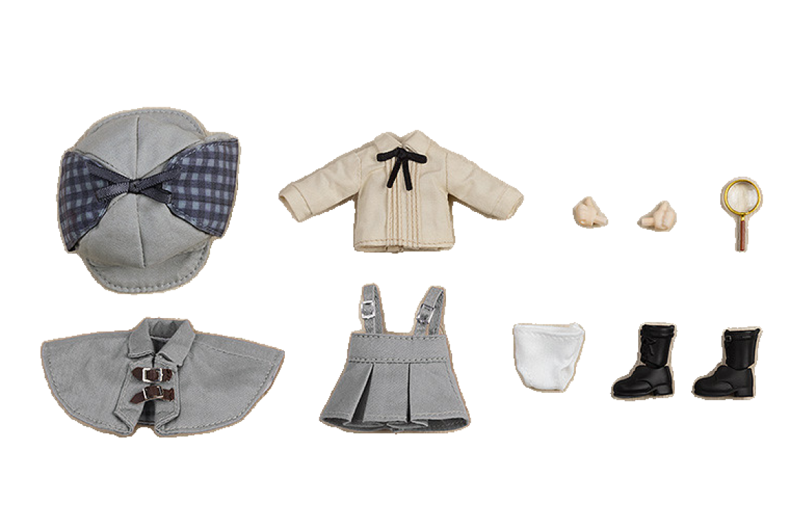 Nendoroid Doll Outfit Set: Detective - Girl (Gray/Brown)