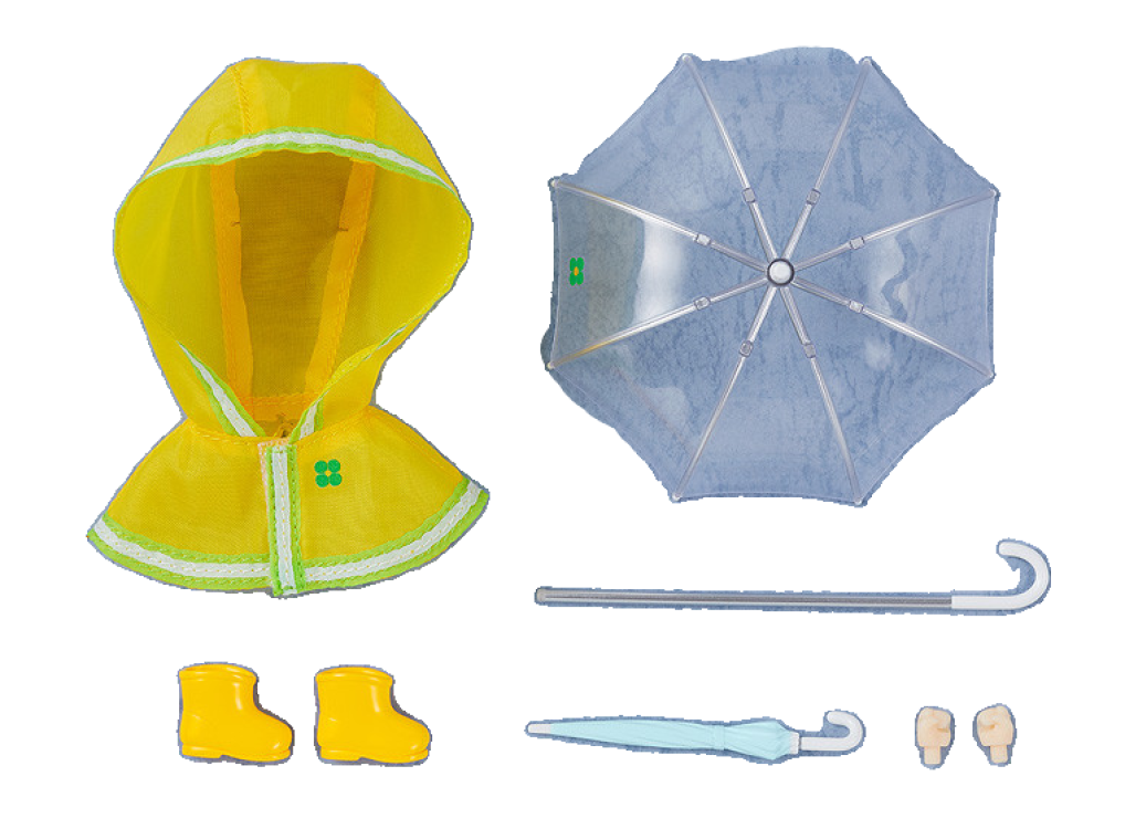 Nendoroid Doll: Outfit Set (Rain Poncho - Yellow)