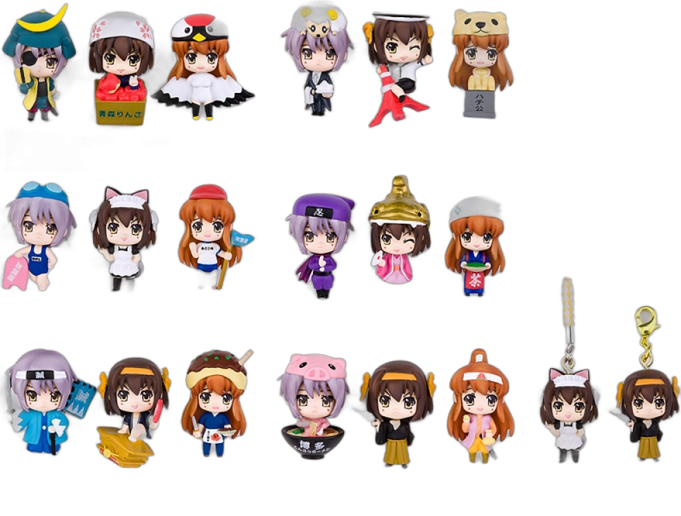 Nendoroid PLUS "The Melancholy of Haruhi Suzumiya" cosplay netsuke & charms