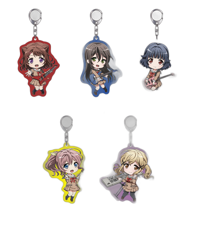 Nendoroid Plus BanG Dream! Acrylic Keychain Set