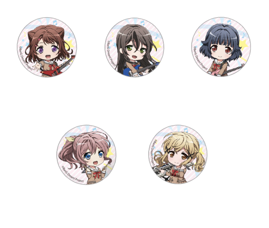 Nendoroid Plus BanG Dream! Badge Set