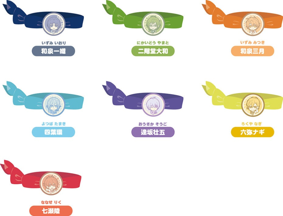 Nendoroid Plus: IDOLiSH7 Ribbon Elastic with Charm (Iori Izumi/Yamato Nikaido/Mitsuki Izumi/Tamaki Yotsuba/Sogo Osaka/Nagi Rokuya/Riku Nanase)