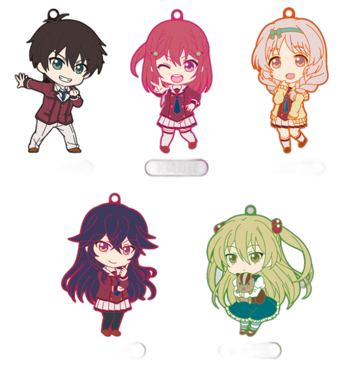 Nendoroid Plus:Inou Battle Within Everyday Life Rubber Straps vol.01