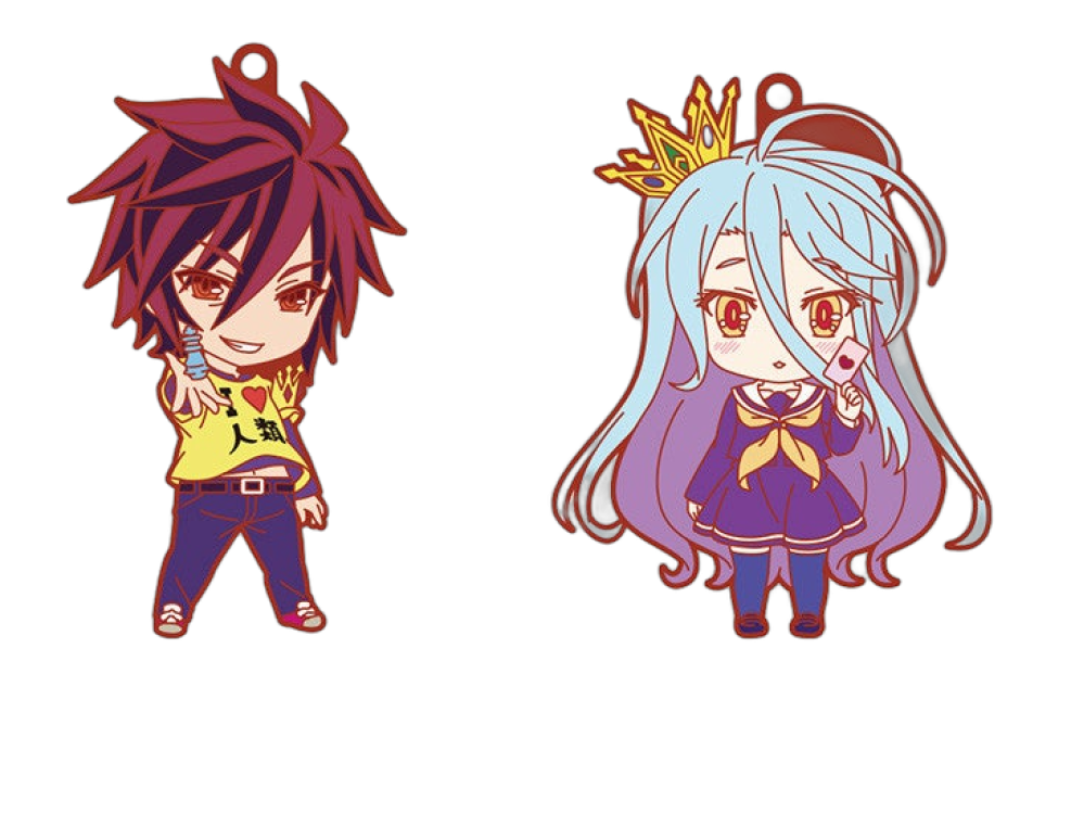 Nendoroid Plus: No Game No Life Rubber Straps - Kuuhaku Set