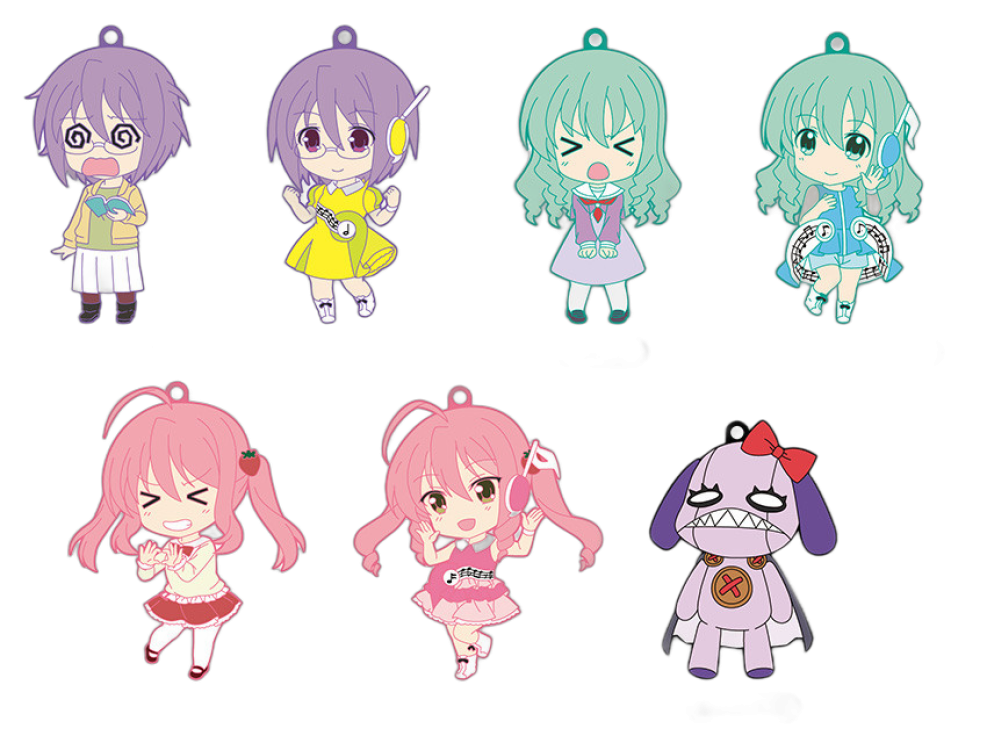 Nendoroid Plus Trading Rubber Straps: Seiyu's Life!