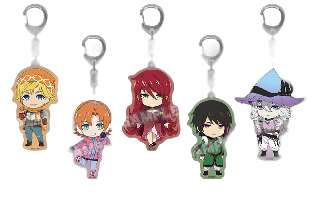 RWBY: Ice Queendom Nendoroid Plus Acrylic Keychain (Jaune Arc: Lucid Dream/Nora Valkyrie: Dream Actor/Pyrrha Nikos: Dream Actor/Lie Ren: Dream Actor/Shion Zaiden)