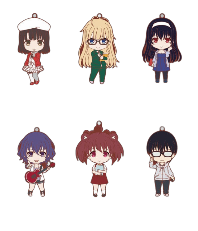 Saekano: How to Raise a Boring Girlfriend ♭ Nendoroid Plus Collectible Rubber Straps