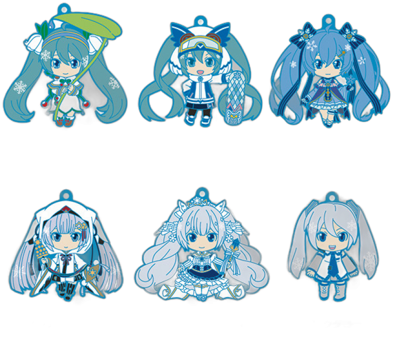 Snow Miku Nendoroid Plus Collectible Keychains Vol. 2