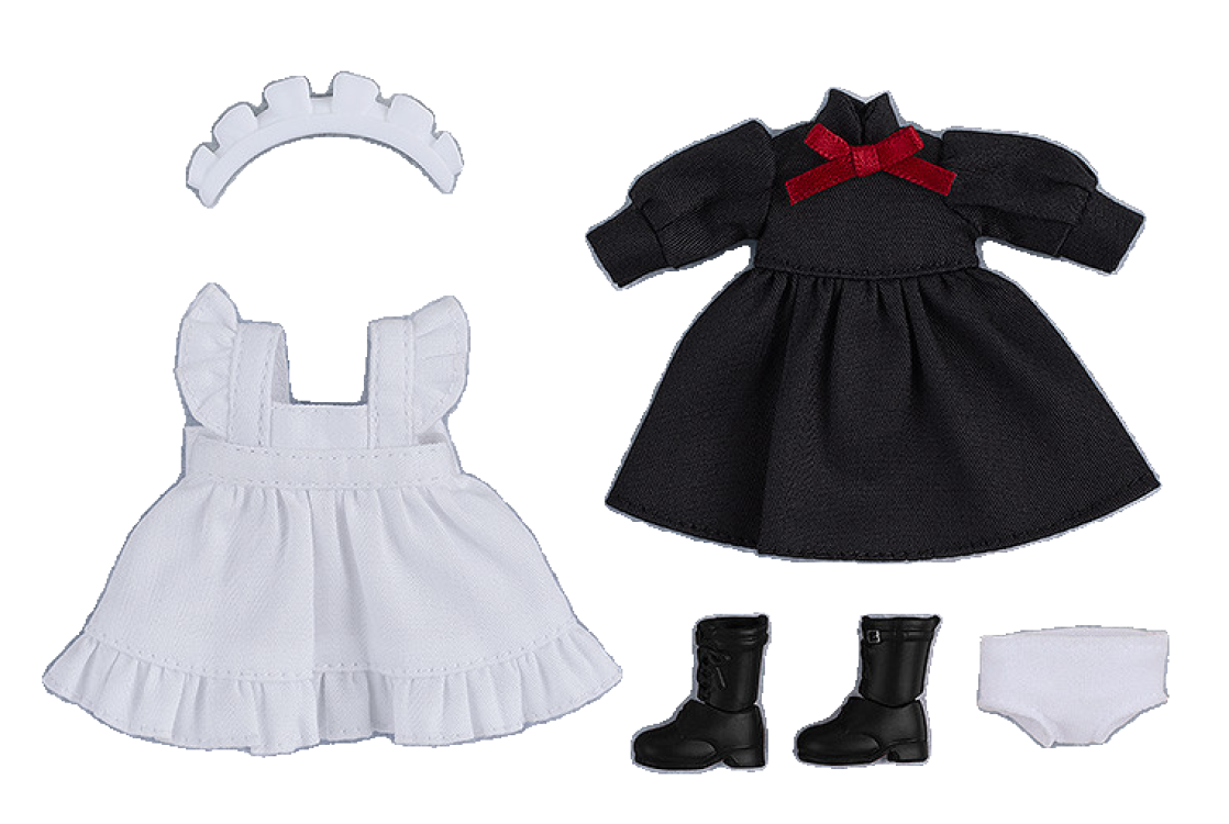 Nendoroid Doll Work Outfit Set: Maid Outfit Long (Black/Green)