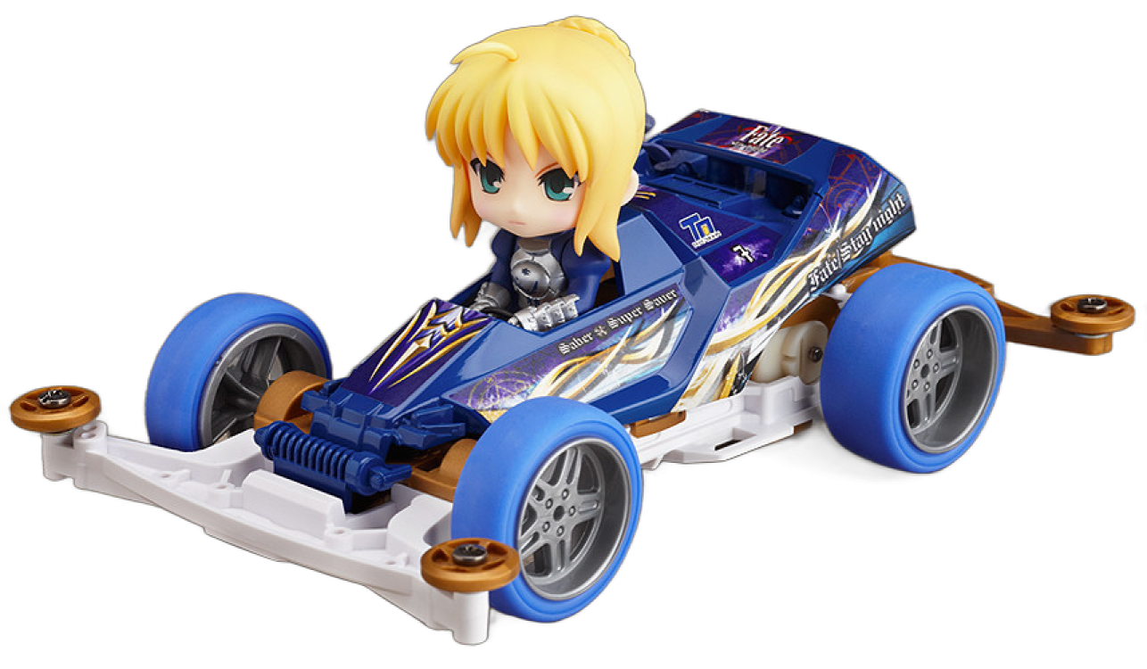 Nendoroid Petite x Mini 4WD Saber drives Super Saber Special