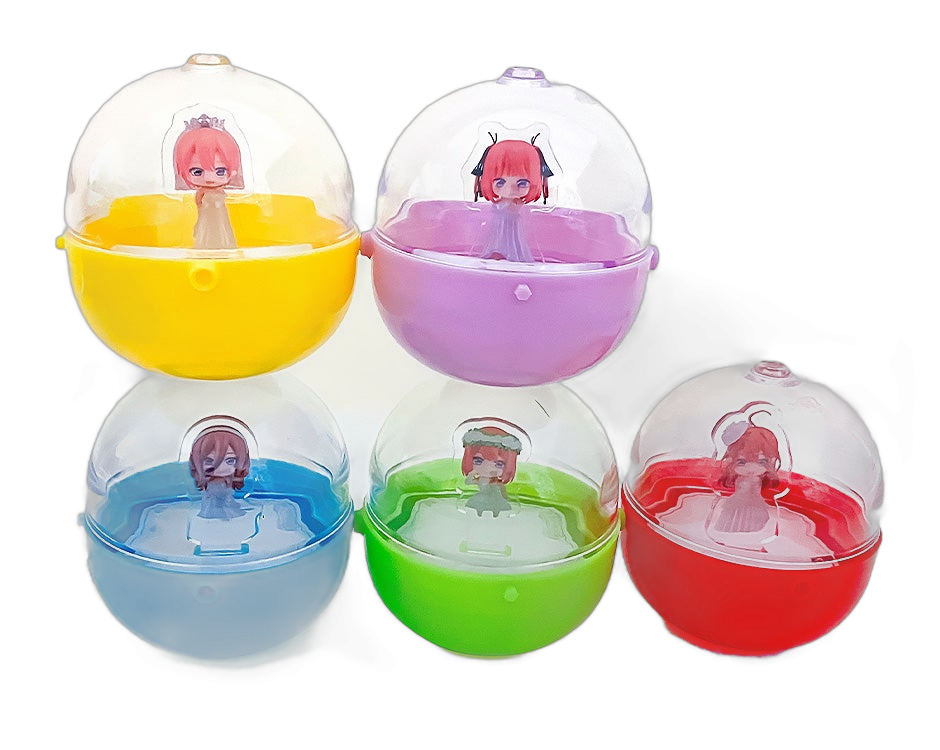 The Quintessential Quintuplets Nendoroid Plus Capsule Stand Ichika Nakano/Nino Nakano/Miku Nakano/Yotsuba Nakano/Itsuki Nakano