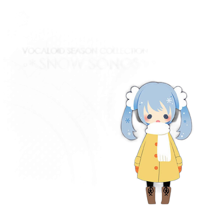 VOCALOID SEASON COLLECTION ~SNOW SONGS~ & Nendoroid Petite: Snow Miku Set