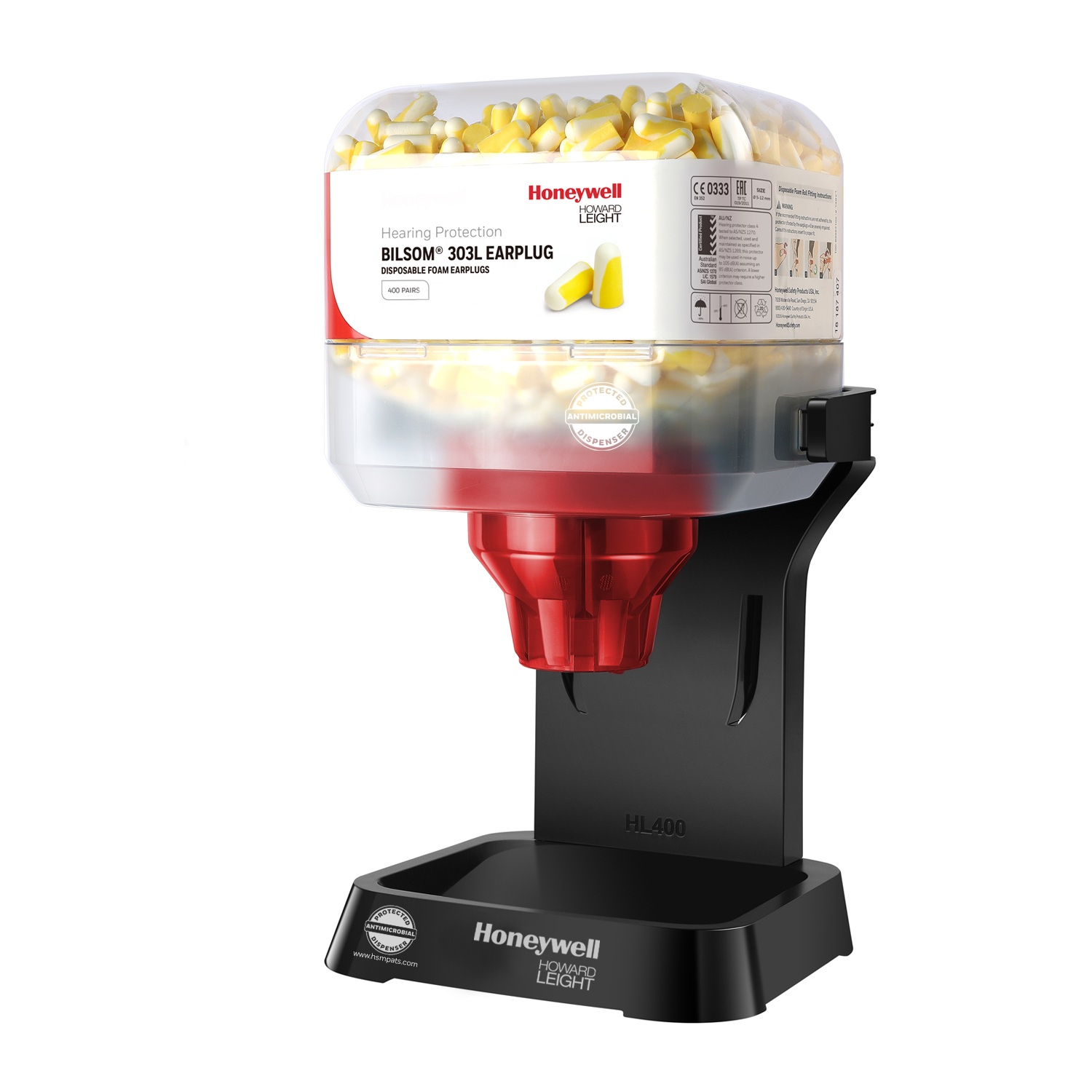 Honeywell HL400 Lite dispenser met 400 paar Bilsom 303S