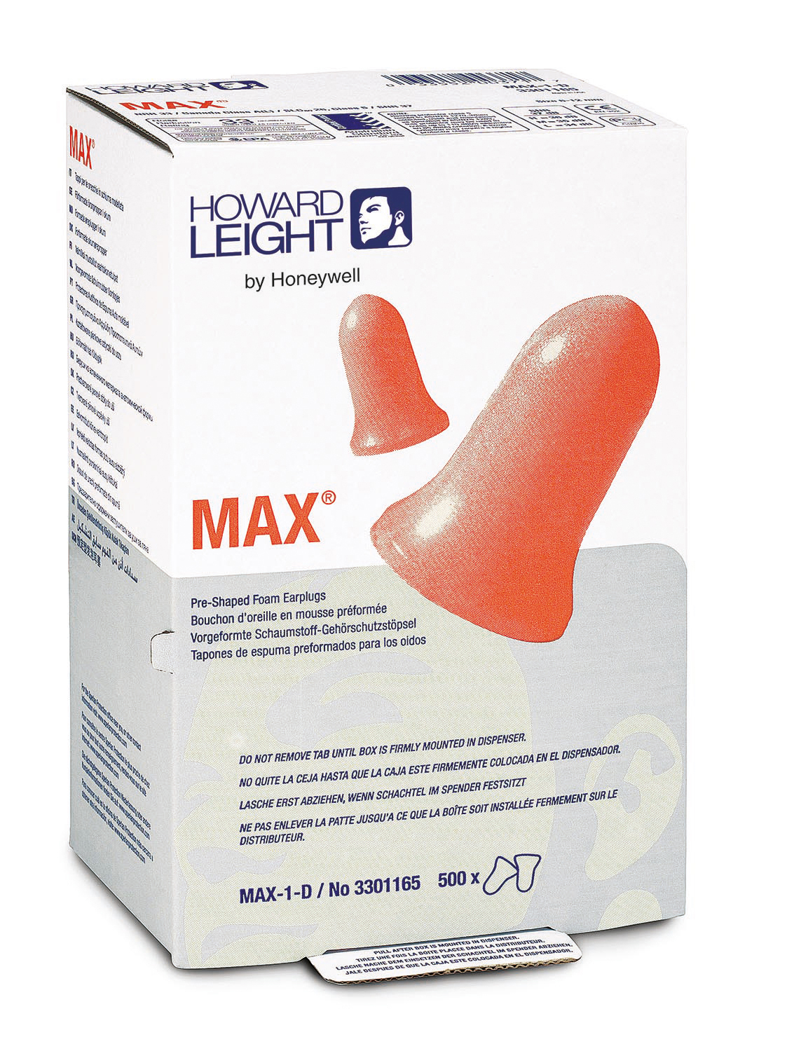 Howard Leight Maximum oordoppen navulling à 500 paar