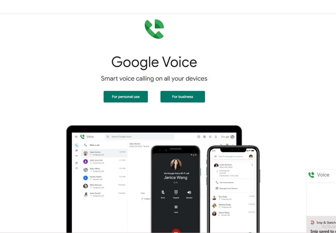 Google voice 