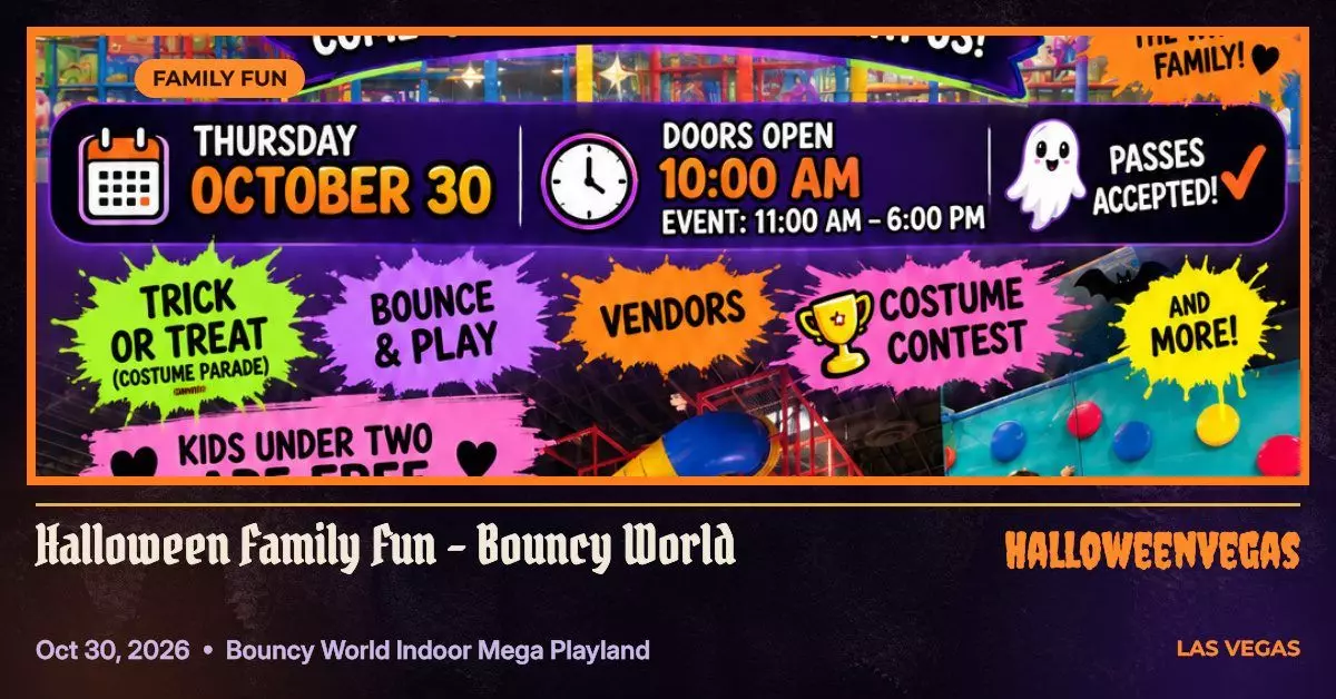 Halloween Family Fun - Bouncy World
