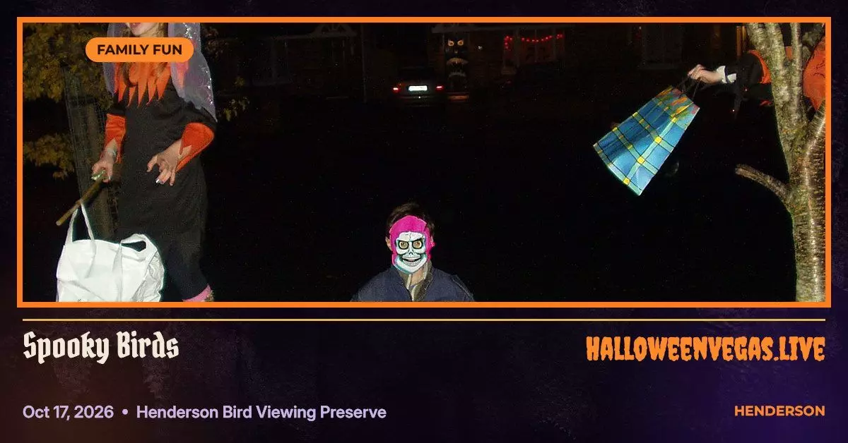 Spooky Birds — Henderson Bird Viewing Preserve, Henderson Halloween 2026