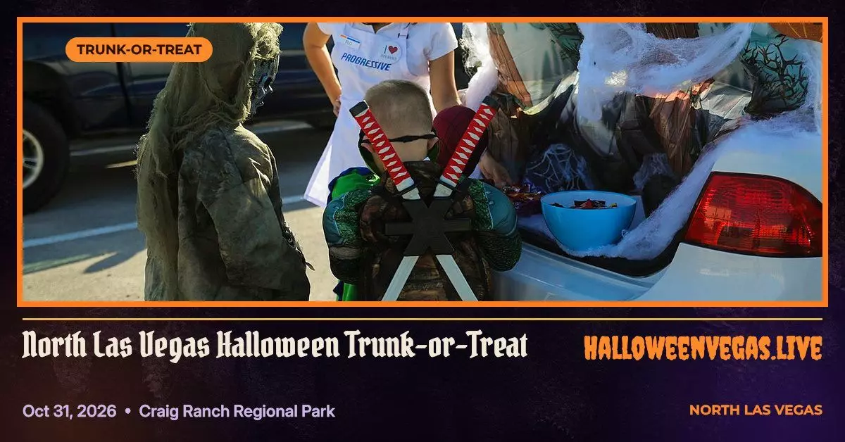 North Las Vegas Halloween Trunk-or-Treat — Craig Ranch Regional Park, North Las Vegas Halloween 2026