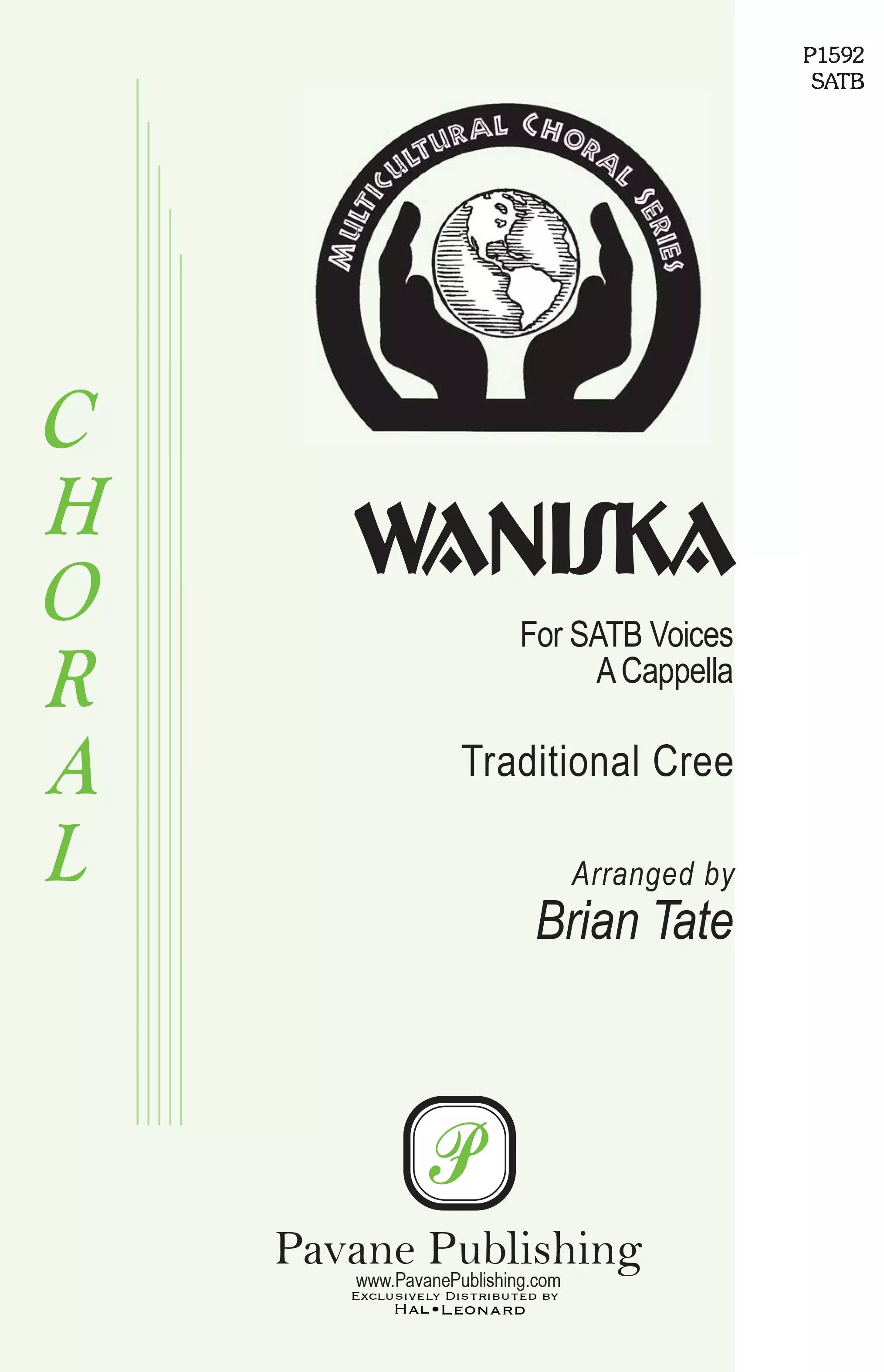 Waniska Satb Choral Score Pavane Publishing