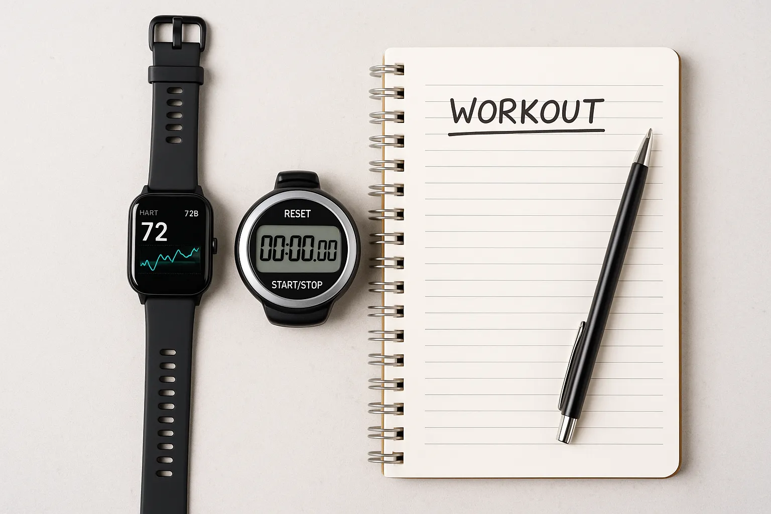 Fitness technology and simple tracking methods comparison