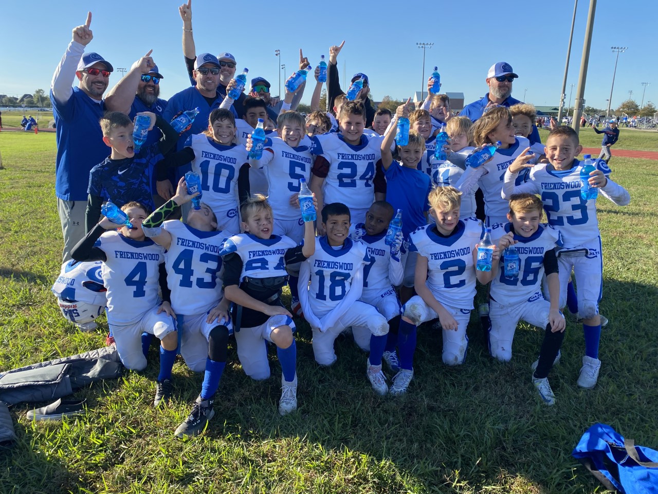 Friendswood Colts Football & Cheer - Let's goooooo Colts Family!! First  round of the STYFA postseason is this Saturday, November 5th with all games  taking place at Centennial Park in Friendswood. Let's