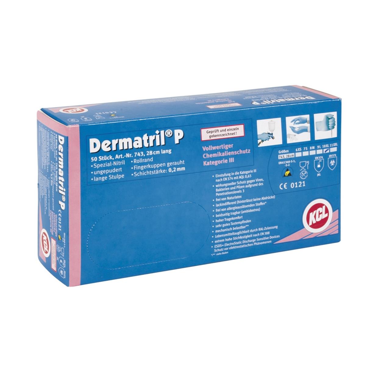KCL Dermatril P 743 handschoen