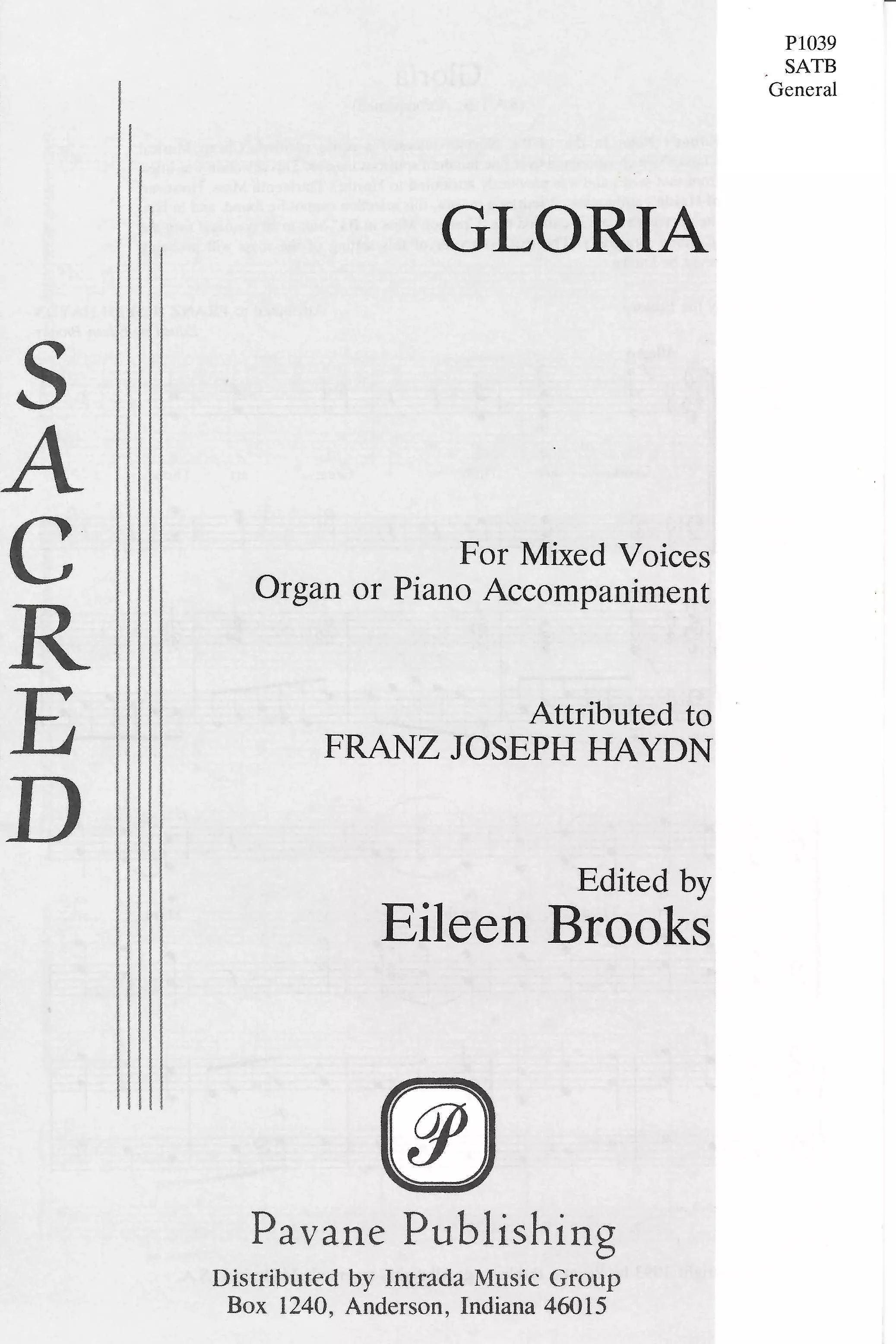 Satb Choral Score Pavane Publishing