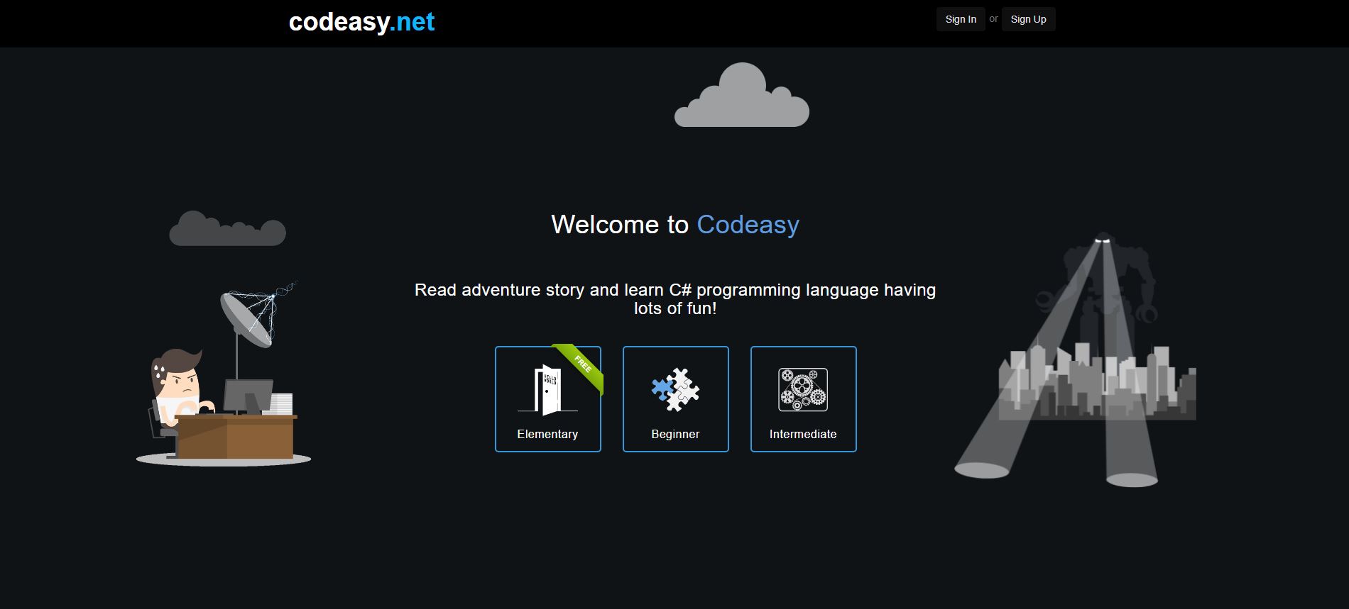 Codeasy.net homepage