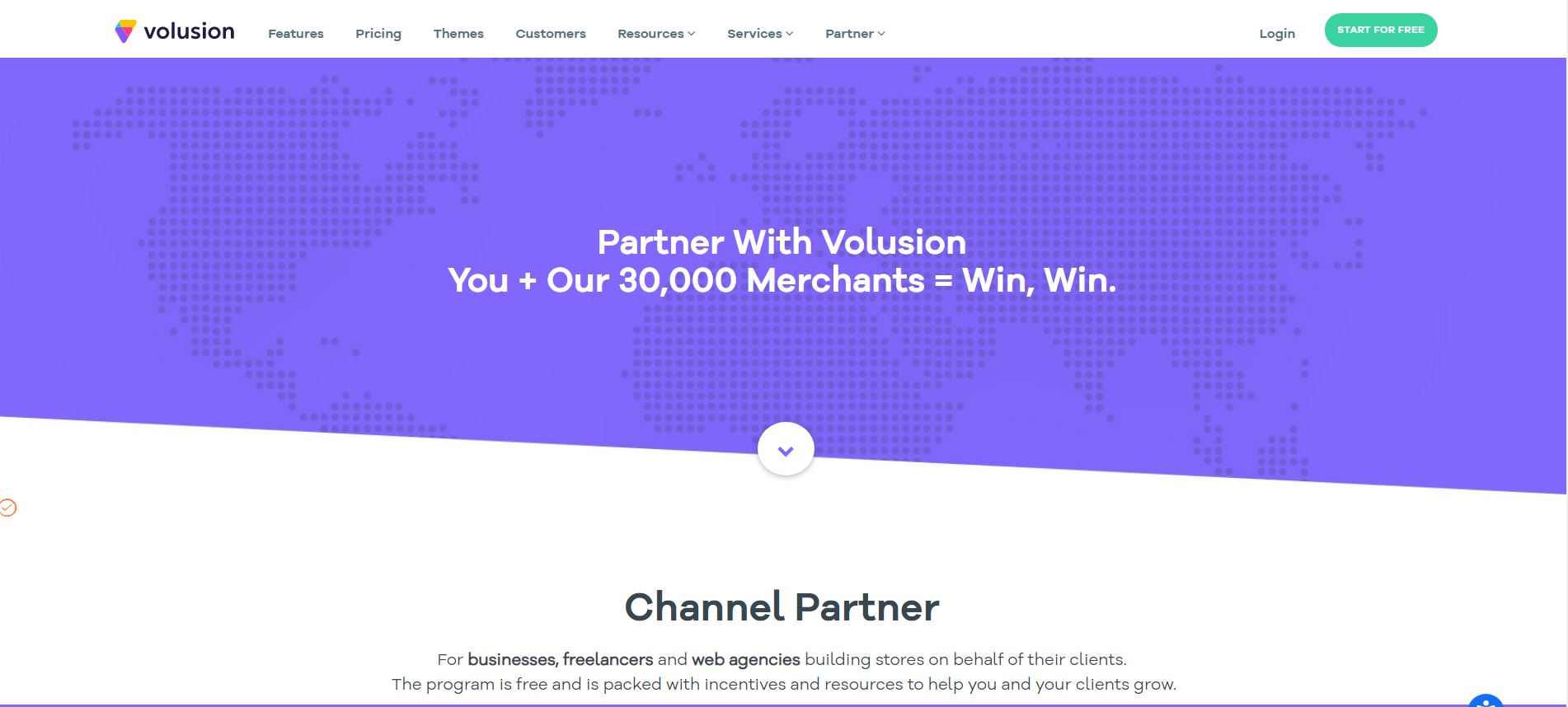 Volusion affiliate page