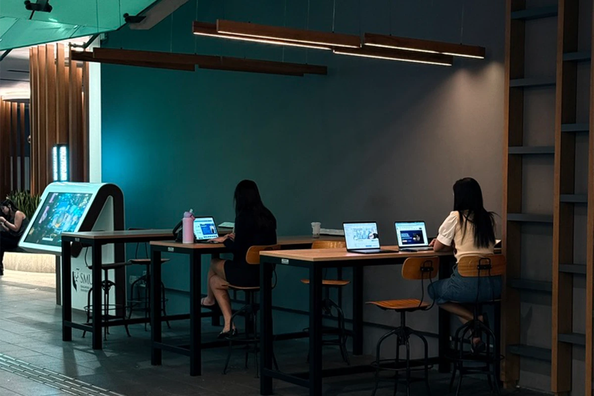 Diverse team working together