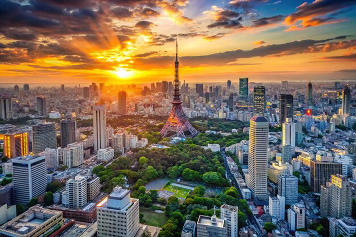 Student studying abroad illustration