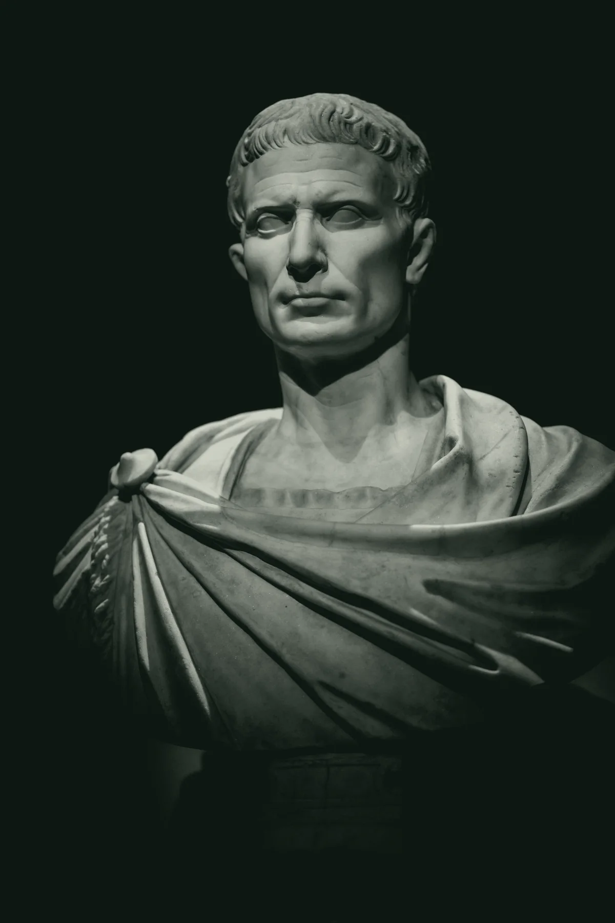 Marble bust of Julius Caesar